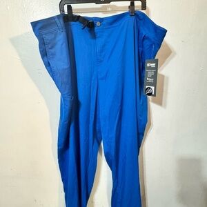 Grey’s Anatomy Barco Scrub Pants 5XL Blue Spandex Stretch Moisture Wicking NWT